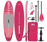 Aqua Marina CORAL10ft2in Premium Inflatable Stand Up Paddle Board (iSUP) Package, Pink, 310 cm Length