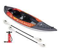 Aqua Marina Memba 390 Drop-Stitch Floor, Polyester Cover Inflatable Kayak Package 2 Person