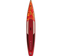 Aqua Marina Race, Double Layer Quad-Stringer Inflatable Stand Up Paddle Board (iSUP) Package, 427 cm Length, Red/Orange