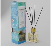 AQUA MARINE Reed Diffuser 110ml - Air Freshener | FRESH SENSE | Aromatherapy Essential Oil Diffuser for Home, Office, Toilet & Bathroom | Elegant Home Decor | Inspired by the Beauty of Rare Gemstones