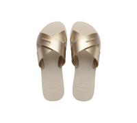 Aqua Metallic Slide Beige Havaianas Beige 3-4