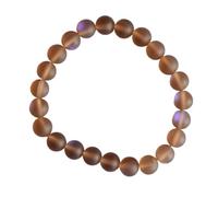 Aqua Mystic Aura Quartz Bracelet, Healing Crystal Bracelet, Mermaid Bracelet, Iridescent Bracelet, Brown Bracelet, Aura Quartz Bracelet