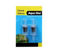 Aqua One Airline Check Valve/Non-Return Valve (2pk) for Aquarium Air Line Safety