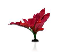 (Aqua One Amazon Red Green Silk Plant 20cm) Aqua One Amazon Red Green Silk Plant