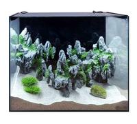 Aqua One AquaLume 67 Glass Aquarium Tank 67L - Frameless Fish Tank with LED Lighting & IFXE 100 Internal Filter, 50 x 32 x 42cm