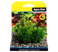 Aqua One Aquarium Ecoscape Foreground Ogris Auribus 4pk Aquatic Plant Aqua One Multicolor