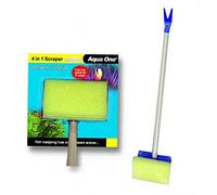 Aqua One Aquarium Glass Scraper 4 in 1 14"/35cm