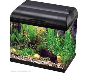 Aqua One EcoStyle 42 / 28L Rectangular Aquarium 42x26x38cm Black