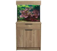 Aqua One OakStyle 110L Aquarium & Nash Oak Cabinet in Light Oak Aqua One Light Oak
