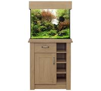 Aqua One OakStyle 110L Aquarium & Yorkshire Oak Cabinet in Light Oak Aqua One Light Oak