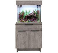 Aqua One Urban Oak Style Aquarium Fish Tank with Cabinet 63cm 110L