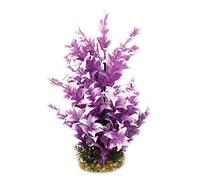 Aqua One Vibrance Ludwigia with Gravel Base Aquarium Plant, Large, Purple