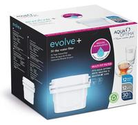 Aqua Optima Evolve+ 30 Day Water Filter Cartridge, 12 Pack, Compatible With Brita Maxtra and Maxtra+, 12 Months Supply, EPS212