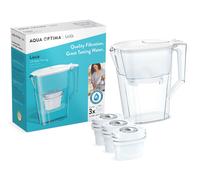 Aqua Optima Water Filter Jug Liscia 2.5L & 3 x Evolve+ Filters (3 Months Pack)