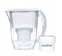 Aqua Optima Oria Water Filter Jug, With 1 x 30 day Filter Cartridge, 2.8 Litre Capacity Slim Fridge Fit Jug, Featuring Aqua Optima’s Fast Flow 5-step Filtration Technology