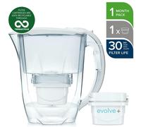 Aqua Optima Oria Water Jug, White, 2.8 Litres with 1 up to 30 day filter