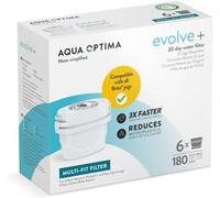 Aqua Optima Water Filter Cartridge 6 Pack (6 Months Supply), Evolve+ Compatible