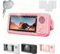 Aqua Play Phone Holder, AquaPlay Phone Holder - 360° All-Inclusive Design, Ipx4 Waterproof, 60° Fixed Opening Angle for Pick-Up and Placement, Bluetooth Speakers, be Installed on Any Surface (B)