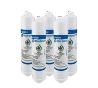Aqua Quality Inline Fridge Water Filters Compatible with Samsung, Daewoo, LG, Kenwood, Hotpoint, and more! Removes Chlorine Taste and Odour | Enjoy Great Tasting Water (5 Pack)