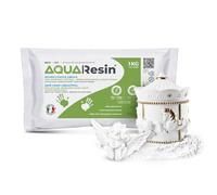 AQUA RESIN - Mineral Resin, Porcelain Effect, White Powder, Non-Toxic and 100% Safe to Mix with Water, Colorable and Ideal for Molds and DIY (1 kg)