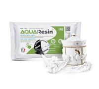 AQUA RESIN - Mineral Resin, Porcelain Effect, White Powder, Non-Toxic and 100% Safe to Mix with Water, Colorable and Ideal for Molds and DIY (1 kg)