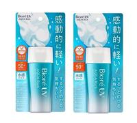 Aqua Rich UV Gel Type Sunscreen SPF50+/PA++++ Resistant to Water and Sweat, Pack of 2x70ml, Made in Japan