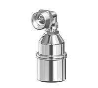 Aqua Roll Float Valve Floating Ball Valve, Ball Valve Kit 304 Stainless Steel Fully Automatic Water Level Control Float Valve,1/2" 3/4" 1" Float Valves Side Water Intake(1 inch)
