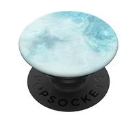Aqua Sea Blue Sky Cellphone Button Holder Pop Out Back Knobs PopSockets PopGrip: Swappable Grip for Phones & Tablets