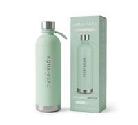 AQUA~SEAL® Premium Double-Walled Stainless Steel Bottle 960 ml Vacuum Insulation 12 Hours Warm & Cold for Aarke Carbonator 2/3 Philips GoZero Brita SodaOne Stelton etc. Dishwasher Safe (Mint)