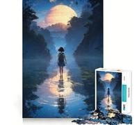 Aqua Serenity 1000 Piece Jigsaw Puzzle for Adults Creative Fun Sharp Color Fun Challenge Birthday Art Gift (38x26cm)