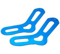 AQUA SOCK BLOCKERS - Aqua: Sock Blockers: Set of 2: EU Sizes 41+ - KnitPro Groves & Thames Blue One Size