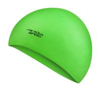 Aqua Speed Adult Soft Latex Swimming Cap | Comfortable Elastic Flexible Cap in Lime Aqua Speed Lime One Size