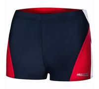 Aqua Speed ALEX Men's Swimming Trunks | Swimming Shorts | MALAGA Fabric | UV Protection | 09. / 456 / navy white red | Size:L