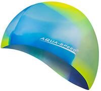 Aqua Speed BUNT Colourful swim cap + microfibre towel | adult | child | swimming cap | silicone | tearproof | waterproof | 14. colourful / 41