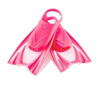 Aqua Speed - FROG Short flippers for children | girls | boys | training flippers | diving | Pink | Size:25-29 (S) Pink | Size:25-29 (S)