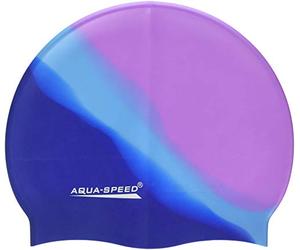 Aqua-Speed Men Bunt Silicone s Multicolor Swim Cap - Mix, One size