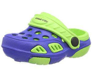 Aqua Speed Men Lido Kids Pool Shoes - Blue/Green, Size 19