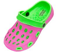 Aqua Speed Men Silvi Kids Pool Shoes - Pink/Green, Size 28