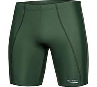 Aqua Speed Men's Boys Long Swim Trunks Jammer UV Protection M Green