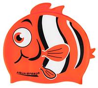 Aqua Speed Men's Zoo Silicone Swim Cap, Nemo, One size