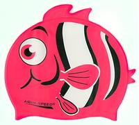 Aqua Speed Men's Zoo Silicone Swim Cap, Nemo, One size