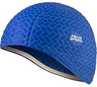 Aqua Speed swim cap | bathing cap | sports | training | swimming | long hair | latex | Bombastic Tic-Tac | 10 / Navy