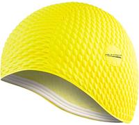 Aqua Speed swim cap | bathing cap | sports | training | swimming | long hair | latex | Bombastic Tic-Tac | Bombastic/yellow /18