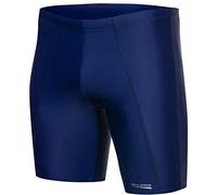 Aqua-Speed tight swim trunks men + eBook | modern swim trunks for men | Mens Swimwear | Swim Trunks long | Swim Trunks | Long, Gr. L, Night