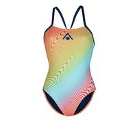 Aqua Sphere Essential Tie Back Swimsuit for Women - Multicolour/Orange - Size 30