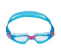 Aqua Sphere Kid's Swimming Goggles Kayenne Junior Pool Turquoise/Pink - Clear
