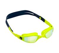 Aqua Sphere Ninja Yellow Titanium Mirrored Goggles - Lightning Wave
