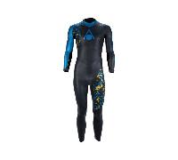 Aqua Sphere Phantom V3 Wetsuit Black Blue Gold, Size L