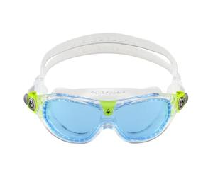 Aqua Sphere Seal Kid 2 Kids Swim Goggles - Ultimate Underwater Vision, Anti Scratch Lens & Hypoallergenic Unisex Children,Blue Tinted Lens,Transparent Frame,One Size,MS5060000LB