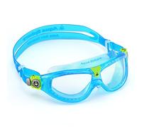 Aqua Sphere Seal Kid 2 Swim Mask, Clear Lens, Turquoise/Lime Frame